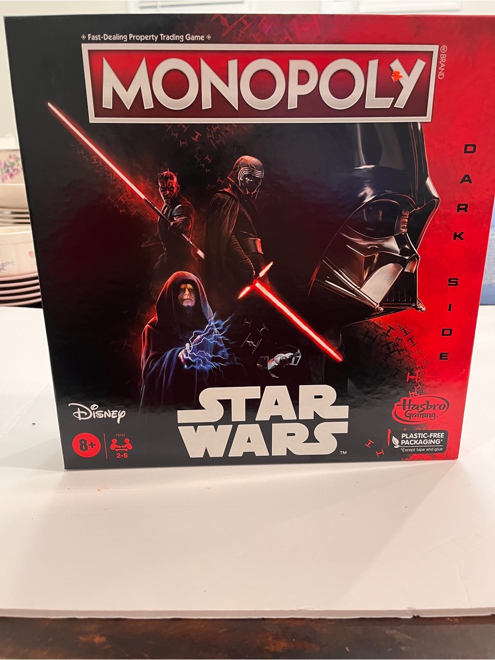Hasbro Star Wars Monopoly Dark Side - Black & Red